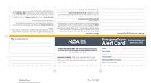 DMD Emergency Room Alert Card cover