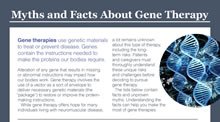 Myths and Facts About Gene Therapy